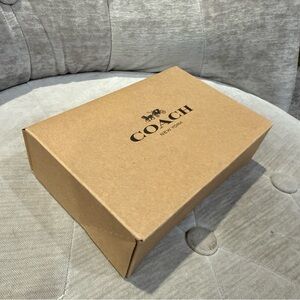 Coach New York Empty Brown Cardboard Gift Box 6.5”x4.5”x 2” Small Size New